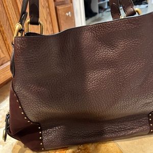 Coach Maroon Handbag